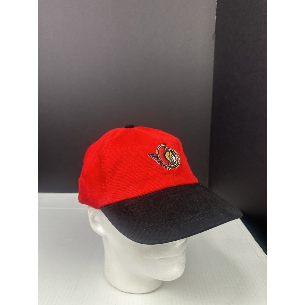 Vintage 90S OTTAWA SENATORS Red NHL Official Licensed CAP Strapback One Size